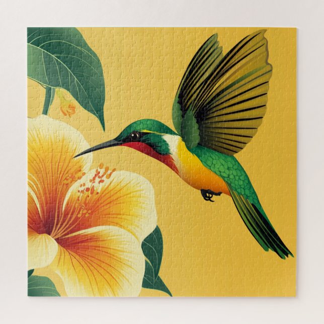 PUZZLE HUMMINGBIRD N° 1 (Vertical)
