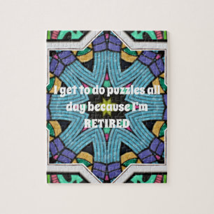 Puzzle Humour de retraite personnalisé Drôle cadeau de re