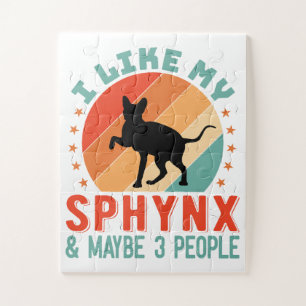 Puzzle Humour du propriétaire canadien de chats en sphynx