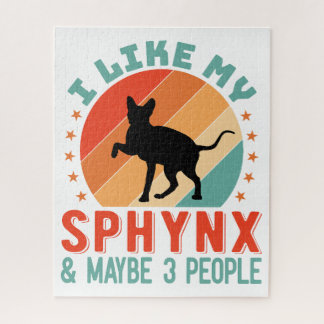 Puzzle Humour du propriétaire canadien de chats en sphynx