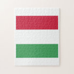 Puzzle Hungary Flag Emblem<br><div class="desc">Hungary Patriotic Home Gift Design. Le dessin de l'objet Hungarian Country Sign Souvenir National Politics Mark Present. La présentation du Symbol Homeland.</div>