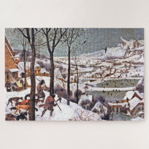 Puzzle Hunters in the Snow (Winter), Pieter Bruegel