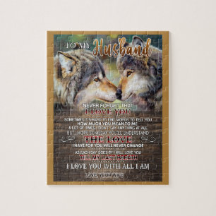Puzzle Husband Lovers To My Husband I Loved You