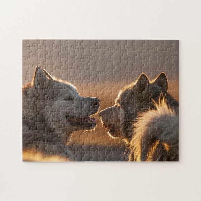 Puzzle Huskies (Horizontal)