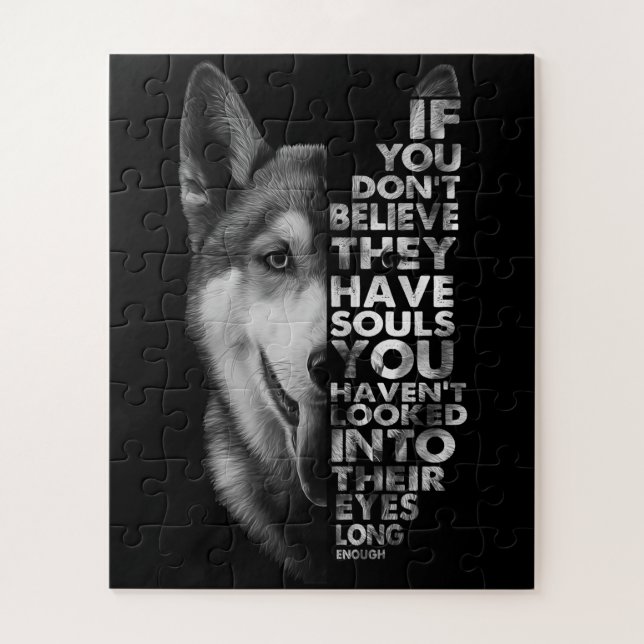Puzzle Husky If You Don't (Vertical)