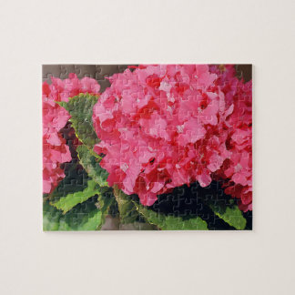 Puzzle Hydrangée rose