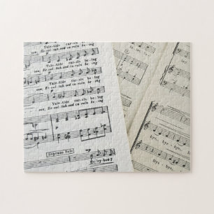 Puzzle Hymnes de louange de Noël de musique de feuille