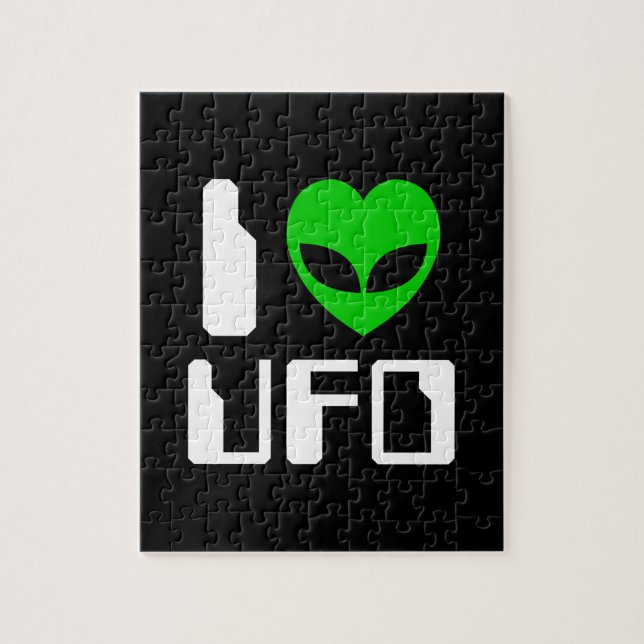 Puzzle I Alien Heart UFO (Vertical)