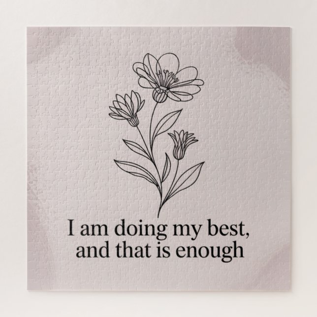 Puzzle I Am Doing My Best, And That Is Enough (Vertical)