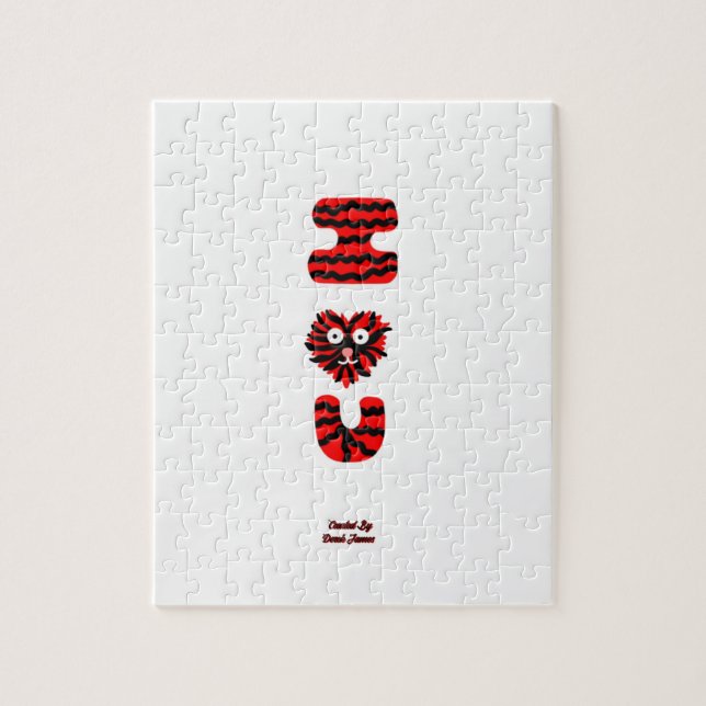 Puzzle I Fuzzy U (20,32 cm x 25,4 cm) (Vertical)
