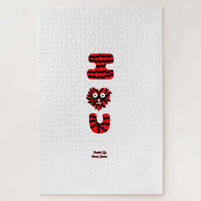 Puzzle I Fuzzy U (50,8 cm x 76,2 cm) (Vertical)