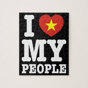 Puzzle I Heart (Love) My Viet People