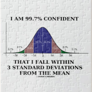 Puzzle I Le 99.7% Confident Fall Within 3 heures Deviatio