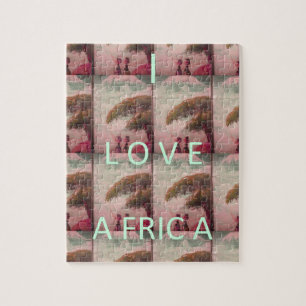 Puzzle I Love Africa - Motif du paysage culturel