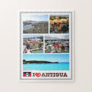 Puzzle I LOVE Antigua -