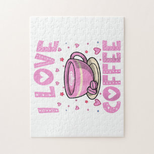 Puzzle I Love Café - Drôle Boisson Café Café Café Café Ad