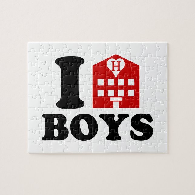 Puzzle I Love Hotel Boys (Horizontal)