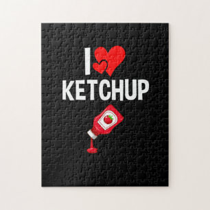 Puzzle I love ketchup
