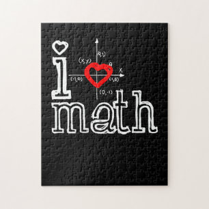 Puzzle I Love Math I Heart Math Mathématiques