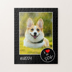 Puzzle I Love My Dog, Photo Personnalisée - Amateurs De A