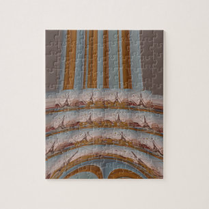 Puzzle I Love Tour Eiffel Paris Avec amour bleu ciel colo