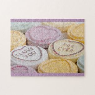 Puzzle I Love You Sweet Candy Valentine Hearts