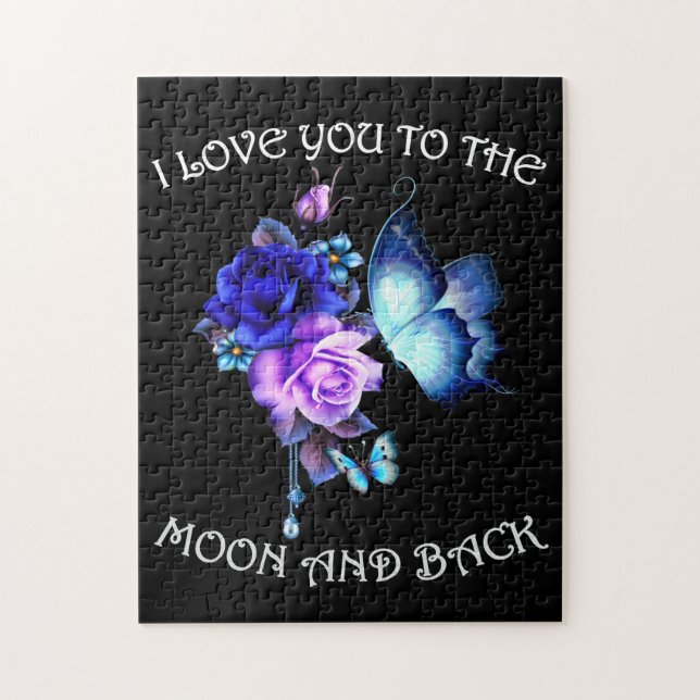 Puzzle I love you to the moon and back (Vertical)