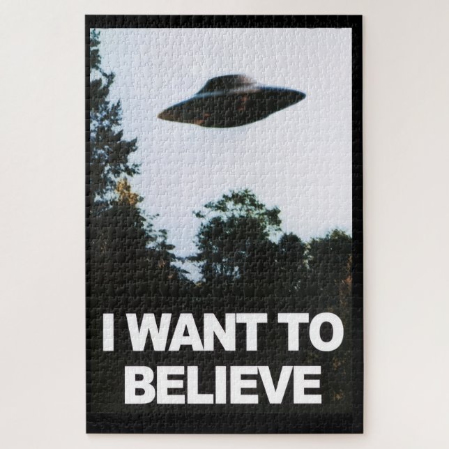 Puzzle I want to believe (Vertical)