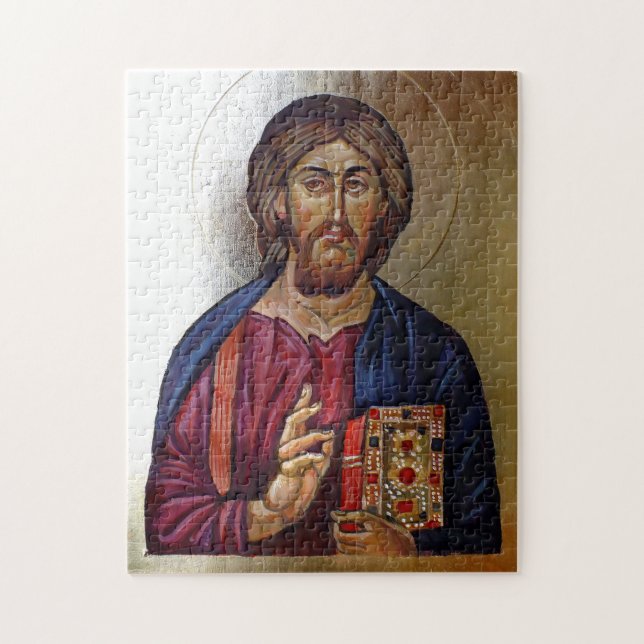 Puzzle Icône bizantine du Christ Pantocrator (Vertical)