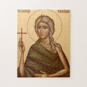 Puzzle Icône chrétienne orthodoxe de Sainte Marie d'Égypt