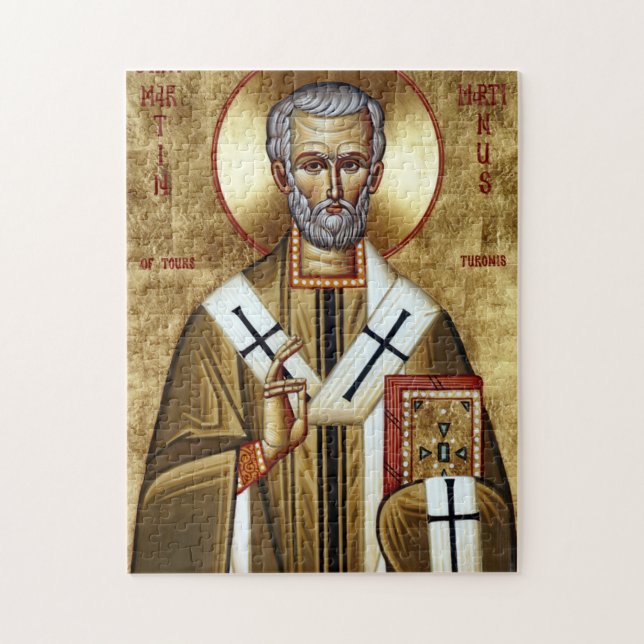 Puzzle Icône chrétienne orthodoxe de St. Martin le Miséri (Vertical)