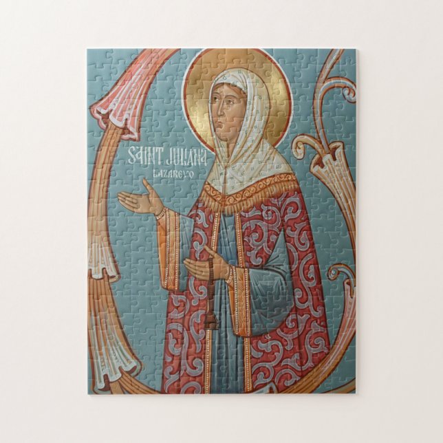 Puzzle Icône chrétienne orthodoxe de Ste Julienne de Laza (Vertical)