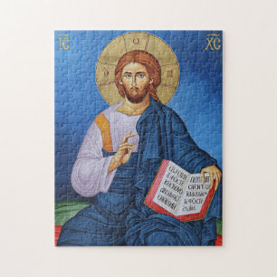 Puzzle Icône chrétienne orthodoxe du Christ Pantocrator