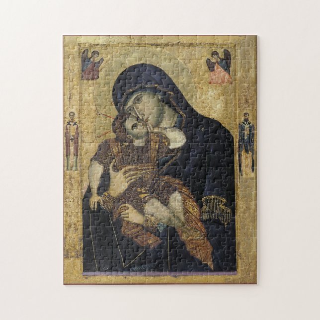 Puzzle Icône orthodoxe de la Théotokos et de l'Enfant-Chr (Vertical)