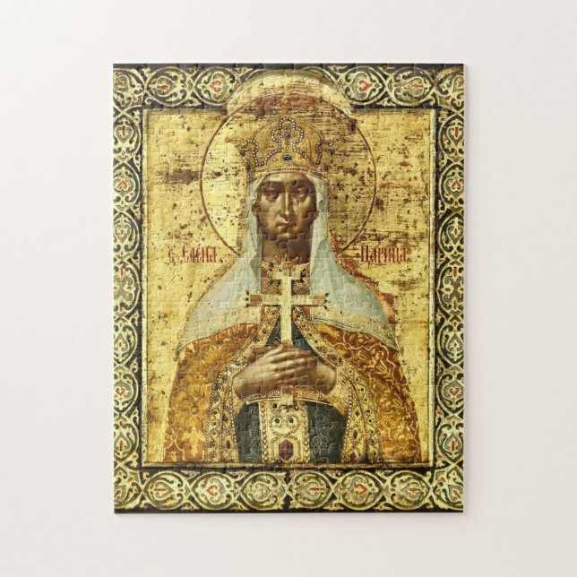 Puzzle Icône orthodoxe de Sainte-Hélène Égal aux Apôtres (Vertical)