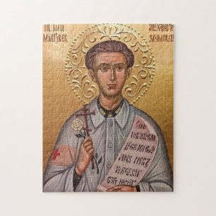 Puzzle Icône orthodoxe du Saint Martyr St. Alexandre Schm