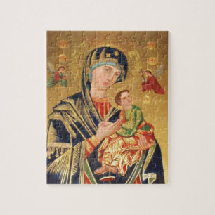 Puzzle Icône orthodoxe russe - Vierge Marie et bébé Jésus