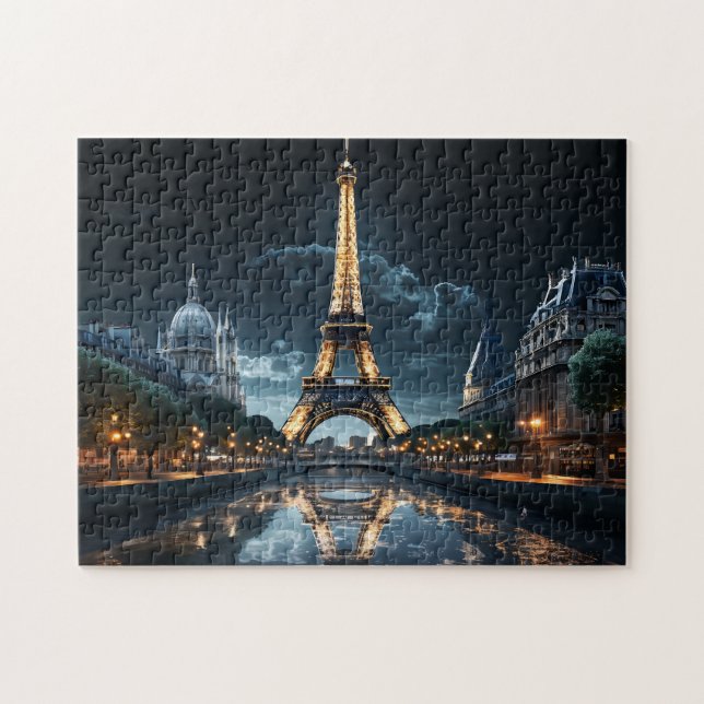 Puzzle Icone Paris La Tour Eiffel et la Seine (Horizontal)