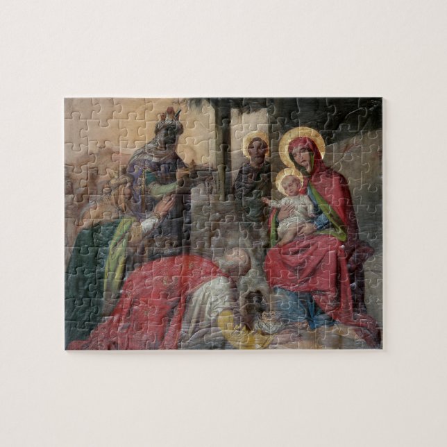 Puzzle icônerie orthodoxe serbe à l'église de Valjevo. - (Horizontal)