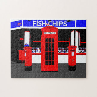 Puzzle Icônes anglaises typiquement Angleterre