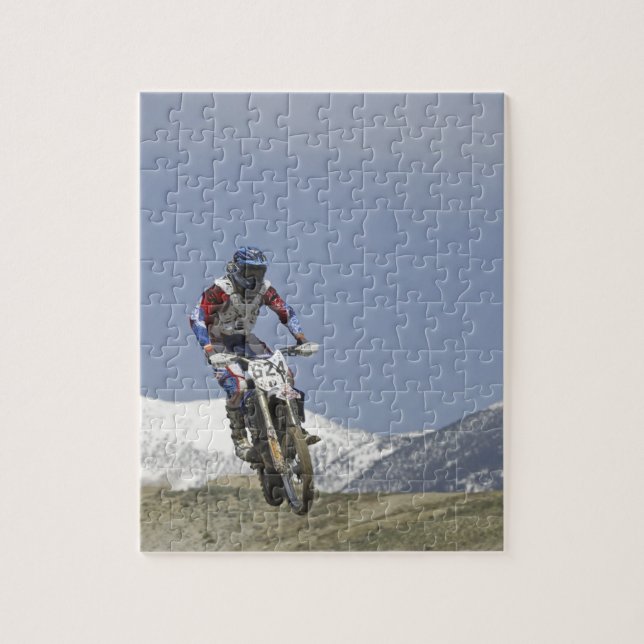 Puzzle Idaho, course de motocross, course de moto (Vertical)
