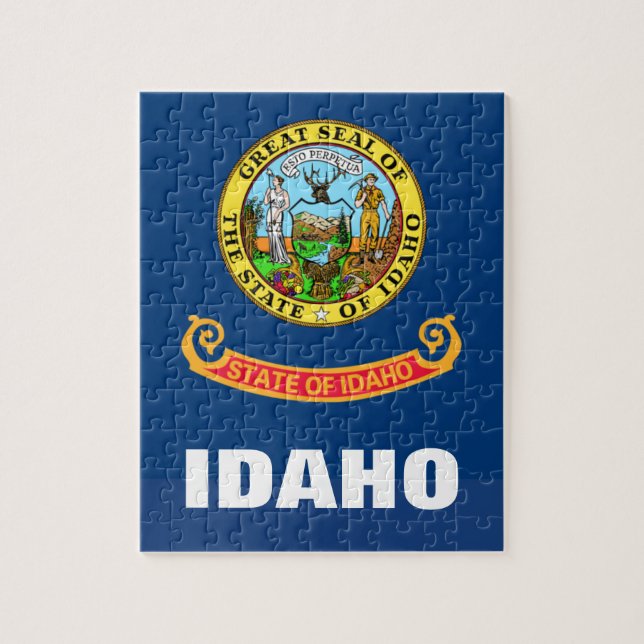 PUZZLE IDAHO FLAG (Vertical)