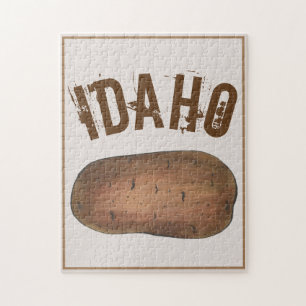 Puzzle Idaho ID Potato Cuit Pommes de terre Spuds Foin