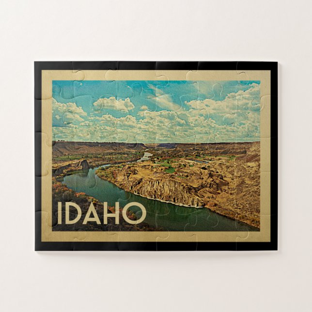 Puzzle Idaho Snake River Canyon Vintage voyage (Horizontal)