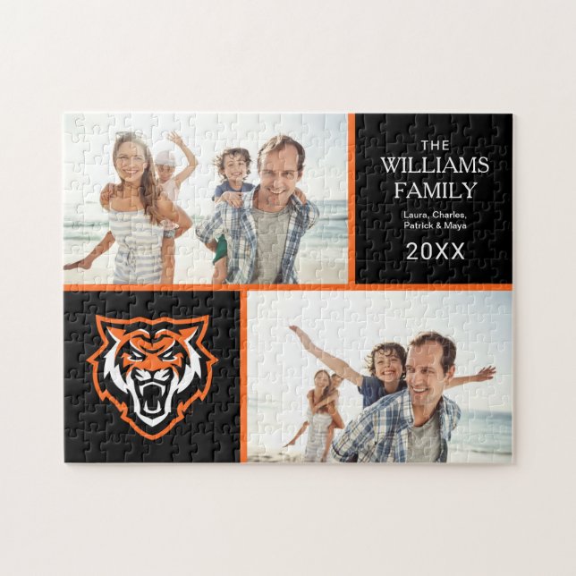 Puzzle Idaho State University Bengals Spirit Design (Horizontal)