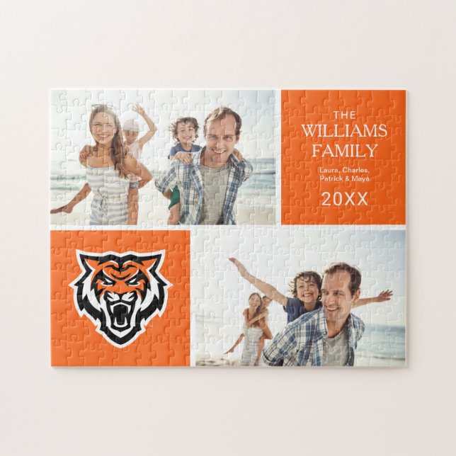 Puzzle Idaho State University Bengals Spirit Design (Horizontal)