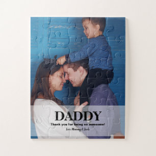 Puzzle Idée cadeau pour DAD Photo personnalisée de papa