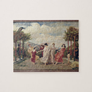 Puzzle Idylle classique (huile sur la toile)
