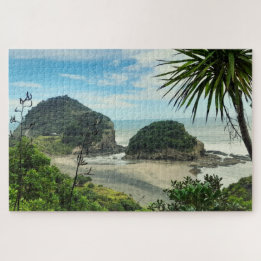 Puzzle Idyllic Bethells Beach Côte Photo