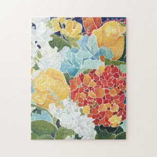 Puzzle II floral de minuit